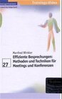 Buchcover Effiziente Besprechungen: Methoden und Techniken für Meetings und Konferenzen
