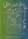 Buchcover Ursprünglich Weben