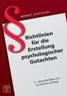 Buchcover Richtlinien für die Erstellung psychologischer Gutachten