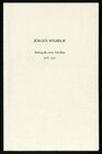 Buchcover Jürgen Wilhelm. Bibliographie seiner Schriften 1975 - 2013