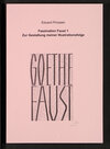 Buchcover Faszination Faust 1 - Zur Gestaltung meiner Illustrationsfolge