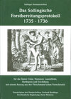 Buchcover Das Sollingsche Forstbereitungsprotokoll