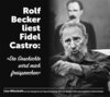 Buchcover Rolf Becker liest Fidel Castro