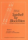 Buchcover Wir spielen zu dritt auf Sopran- und Alt-Blockflöten