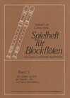 Buchcover Wir spielen zu dritt auf Sopran-, Alt- und Tenor-Blockflöten