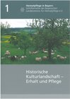 Buchcover Historische Kulturlandschaft