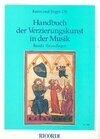 Buchcover Handbuch der Verzierungskunst in der Musik