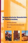 Buchcover Bergung historischer Baumaterialien zur Wiederverwendung