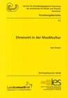Buchcover Ehrenamt in der Musikkultur