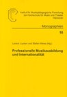 Buchcover Professionelle Musikausbildung und Internationalität