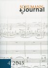 Buchcover Schumann Journal 4/2015