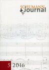 Buchcover Schumann Journal 5/2016