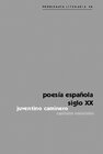 Buchcover Poesía española siglo XX
