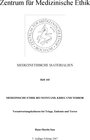 Buchcover Medizinische Ethik bei Notstand, Krieg und Terror