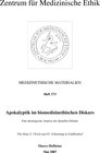 Buchcover Apokalyptik im biomedizinischen Diskurs