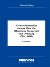 Buchcover Niedersächsisches Gesetz über die öffentliche Sicherheit und Ordnung
