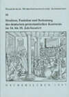Buchcover Struktur, Funktion und Bedeutung des deutschen protestantischen Kantorats im 16. bis 18. Jahrhundert