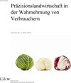 Buchcover Präzisionslandwirtschaft in der Wahrnehmung von Verbrauchern