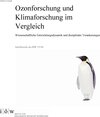 Buchcover Ozonforschung und Klimaforschung im Vergleich: Wissenschaftliche Entwicklungsdynamik und disziplinäre Verankerungen
