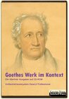 Buchcover Goethes Werk im Kontext