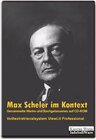 Buchcover Max Scheler im Kontext. Gesammelte Werke und Nachgelassenes auf CD-ROM