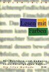 Buchcover Lesen mit Farben