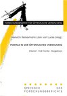 Buchcover Portale in der öffentlichen Verwaltung