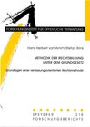 Buchcover Methodik der Rechtsbildung unter dem Grundgesetz