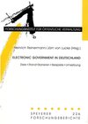 Buchcover Electronic Government in Deutschland