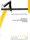 Buchcover Reforms of Local Fiscal Equalization in Europe