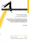 Buchcover Aktivitäten auf dem Gebiet der Staats- und Verwaltungsmodernisierung in den Ländern und beim Bund 2003-2004