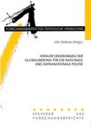 Buchcover Herausforderungen der Globalisierung für die nationale und supranationale Politik