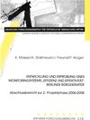 Buchcover Entwicklung und Erprobung eines Monitoringsystems "Effizienz und Effektivität" Berliner Bürgerämter