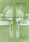 Buchcover Henry van de Velde in Weimar 1902-1917