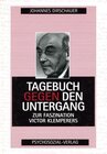Buchcover Tagebuch gegen den Untergang