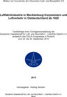 Buchcover Luftfahrtindustrie in Mecklenburg-Vorpommern und Luftverkehr in Ostdeutschland ab 1920