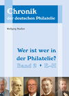 Buchcover Wer ist wer in der Philatelie?