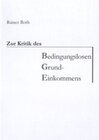 Buchcover Zur Kritik des Bedingungslosen Grundeinkommens