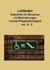 Buchcover Leitfaden Sozialhilfe für Menschen mit Behinderungen und bei Pflegebedürftigkeit von A-Z