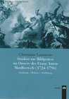 Buchcover Studien zur Bildgenese im Oeuvre des Franz Anton Maulbertsch (1724-1796)