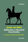 Buchcover Josias von Stein - Stallmeister am Musenhof Anna Amalias