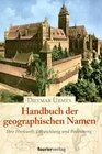 Buchcover Handbuch der geographischen Namen