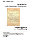 Buchcover Das Archiv des LandesSportBundes Niedersachsen. Forschungsbericht und Bestandskatalog