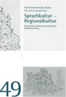 Buchcover Sprachkultur – Regionalkultur