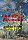 Buchcover Lügen, Märchen, Falschaussagen
