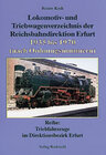 Buchcover Lokomotiven- und Triebwagenverzeichnis der Reichsbahndirektion Erfurt