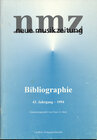 Buchcover neue musikzeitung - Bibliographie