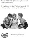 Buchcover Forschung in der Frühpädagogik III
