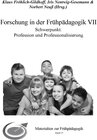 Buchcover Forschung in der Frühpädagogik VII