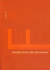 Buchcover "form follows function" - zwischen Musik, Form und Funktion